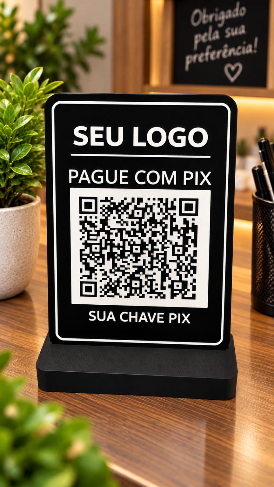 PLACA PERSONALIZADA PARA PIX